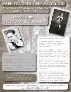 Ashley Lopez & Amy Sigil Workshop Flier